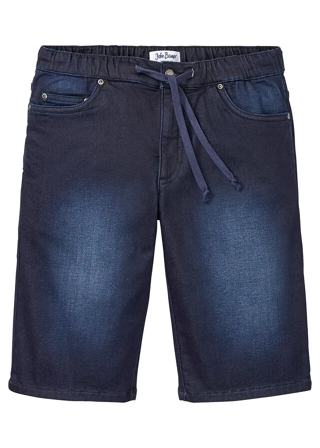 Bermuda vaquera denim oscuro