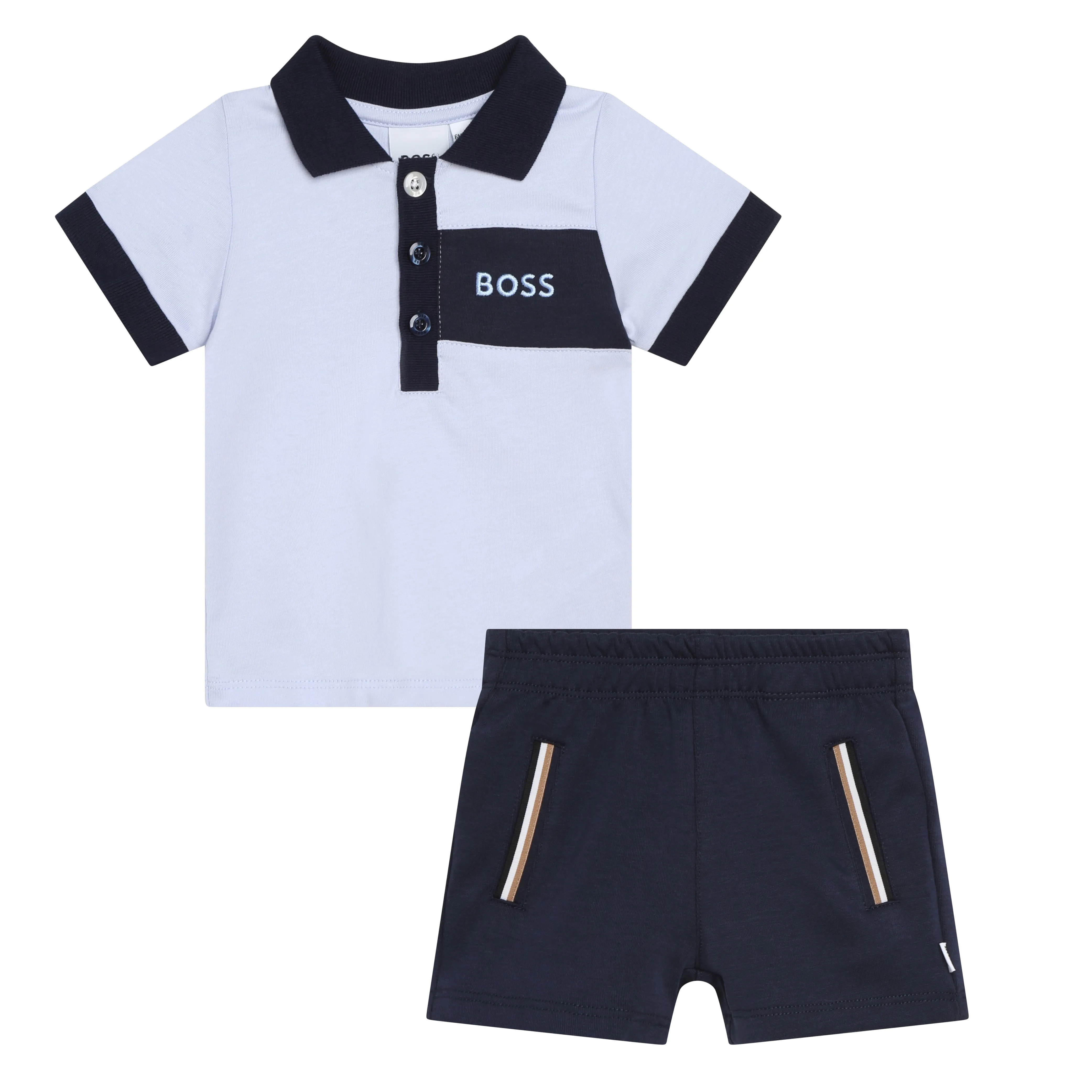 BOSS Conjunto polo y pantalón corto