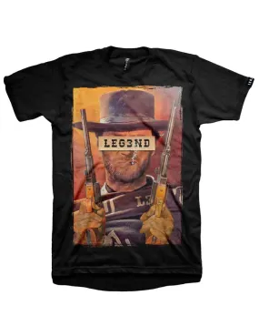 Camiseta Legend de Clint Eastwood negra