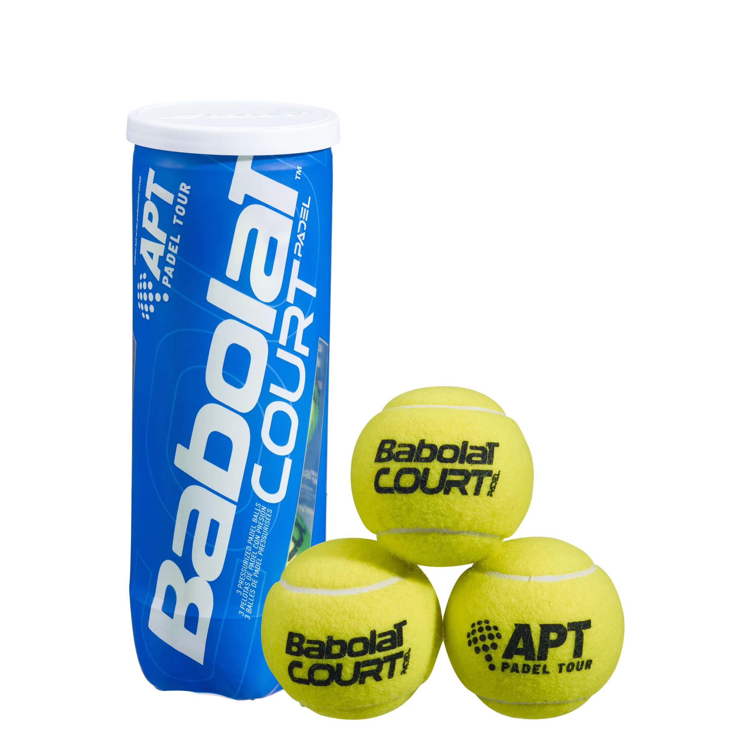 Court Padel X3 Bote De 3 Pelotas