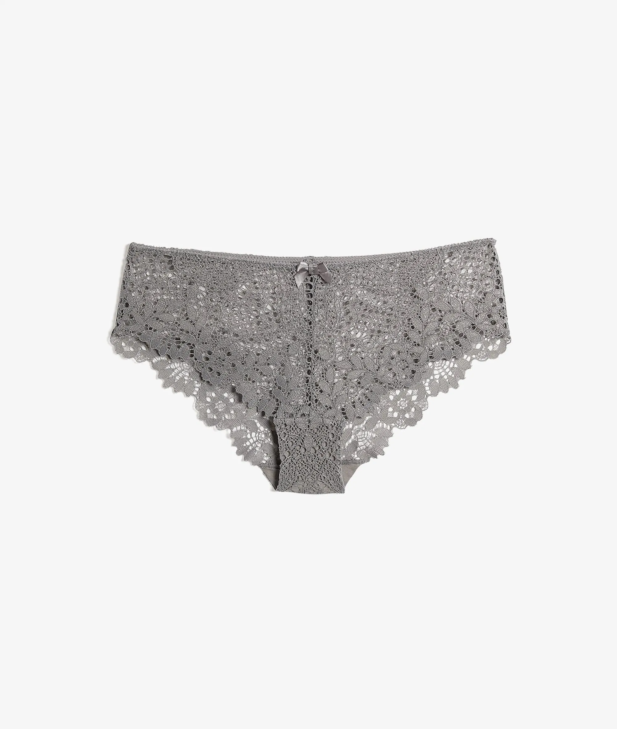 Culote de encaje floral irisado SUCCESS GRIS - ETAM