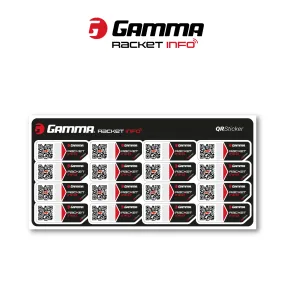 Gamma Racket Info Internationale Version Adhesivo De Cuerda Pack De 16