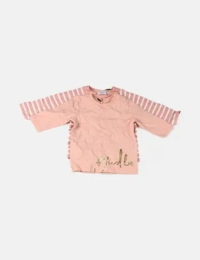 Name it Conjunto rosa camiseta y cárdigan