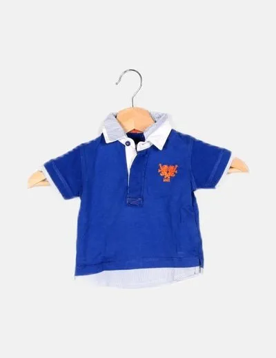 NoName Polo azul marino manga corta