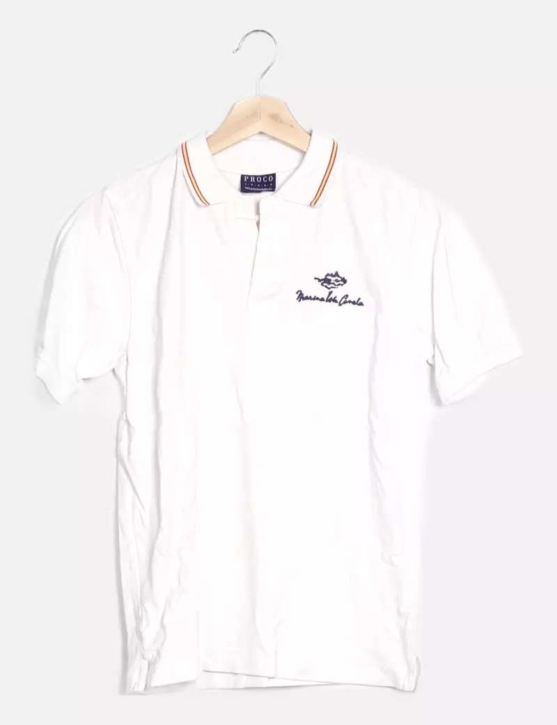 Procop Polo blanco manga corta